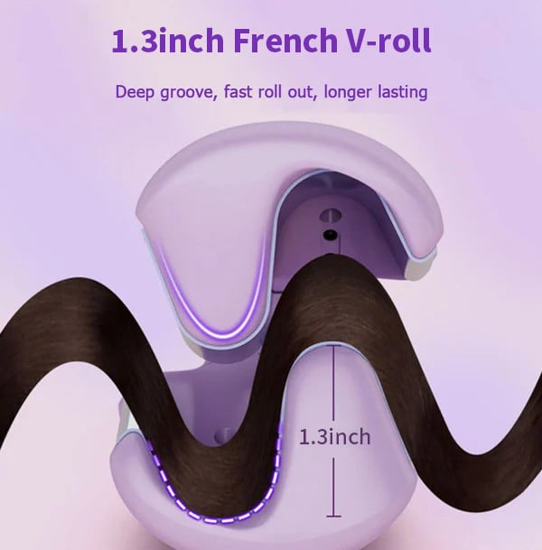 🔥 50% OFF French Wave Curling Iron | Get Soft French Waves at Home