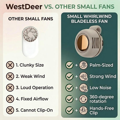 💐50% OFF ! Bladeless Fan – Ultra-Light & 1.5h Fast Charge ⚡🌀【Limited Offer】