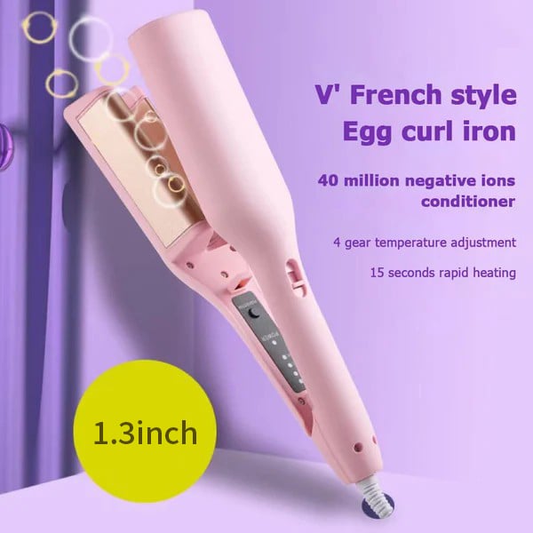 🔥 50% OFF French Wave Curling Iron | Get Soft French Waves at Home