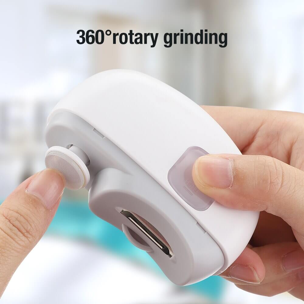 🎁 3-in-1 Automatic Electric Nail Clipper — Easy At-Home Nail Care