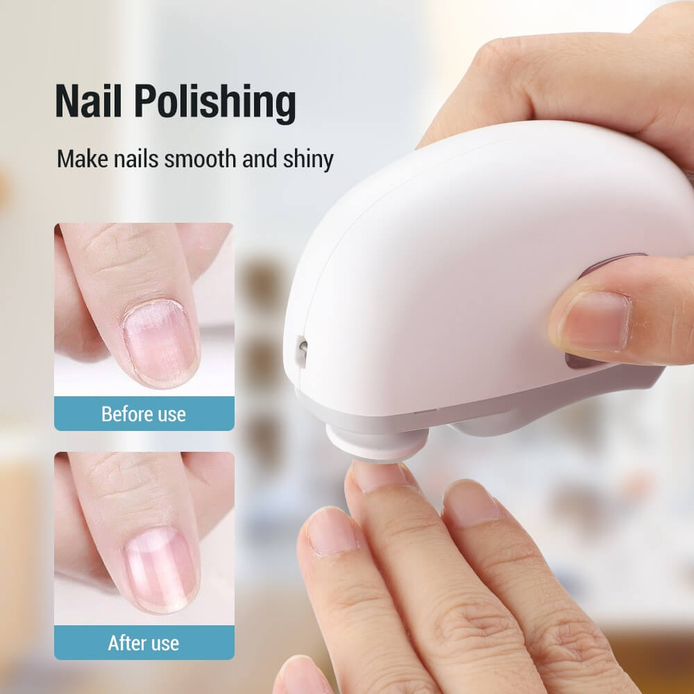🎁 3-in-1 Automatic Electric Nail Clipper — Easy At-Home Nail Care