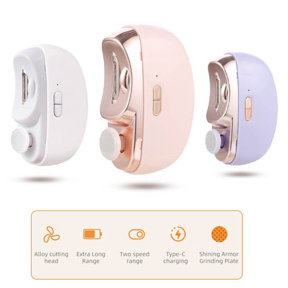 🎁 3-in-1 Automatic Electric Nail Clipper — Easy At-Home Nail Care