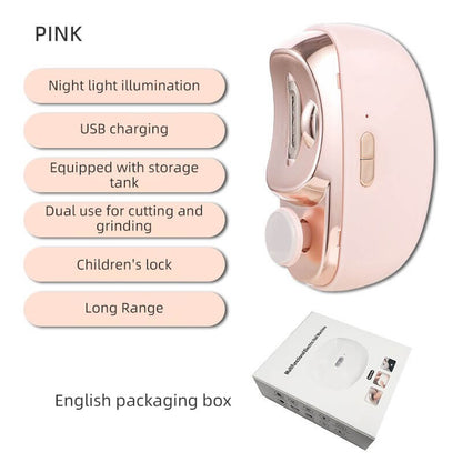 🎁 3-in-1 Automatic Electric Nail Clipper — Easy At-Home Nail Care